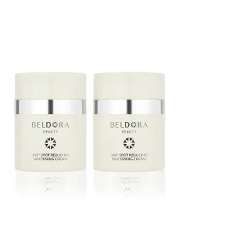 【BELDORA 蓓朵娜】360° 光速淡斑美白乳霜30gx2(衛星美白乳霜30gX2 女人我最大推薦)