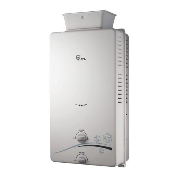 【喜特麗】12L屋外大廈抗風型自然排氣熱水器 (JT-H1216 原廠保固服務 基本安裝)