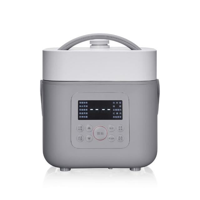 【KINYO】食光鍋2.0 智慧多功能壓力鍋 1.8L(10種自選菜單 5種料理模式 PCO-2600)