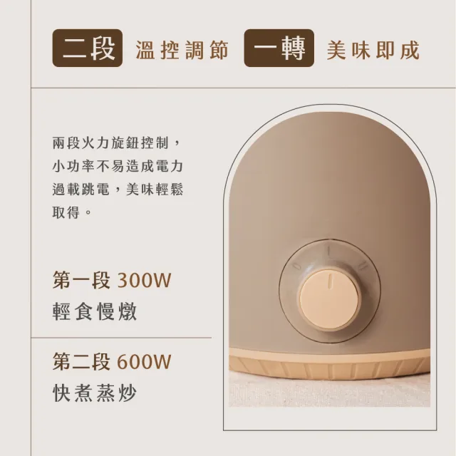 【KINYO】1.6L多功能陶瓷美食鍋 料理鍋 快煮鍋(含蒸籠 不沾塗層 FP-0775)