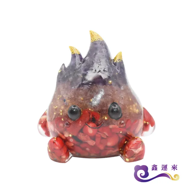 【鑫運來】◎奧剛能量旺財Q版火苗擺件