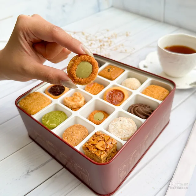 【8%ice】經典法式手工餅乾禮盒288.5g_3盒組(盒色隨機)