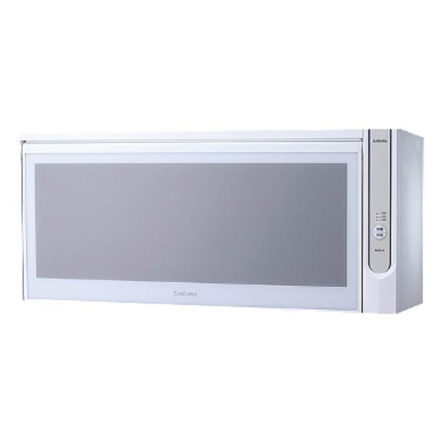 【SAKURA 櫻花】80cm懸掛式臭氧殺菌烘碗機(Q-7565BWL 原廠保固服務 基本安裝)