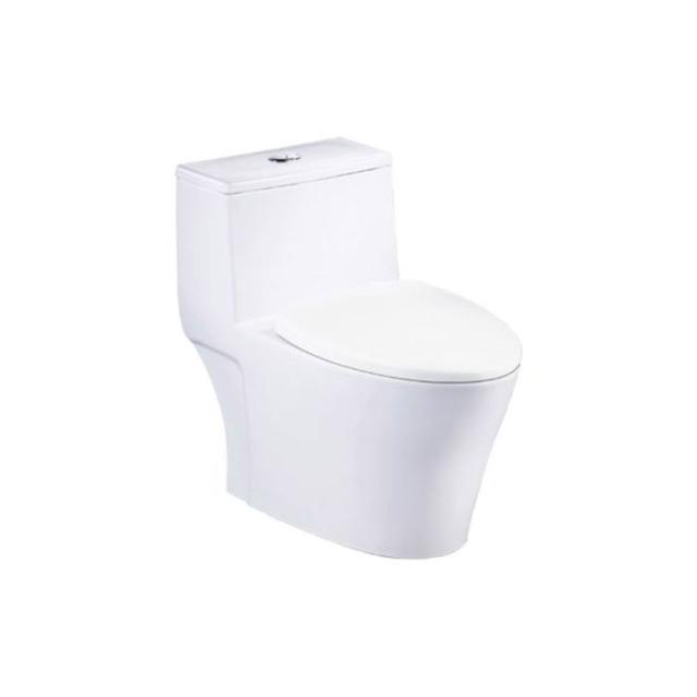 【CAESAR 凱撒衛浴】二段式沖水省水單體馬桶 親水膜塗層 CF1456(管距40公分)