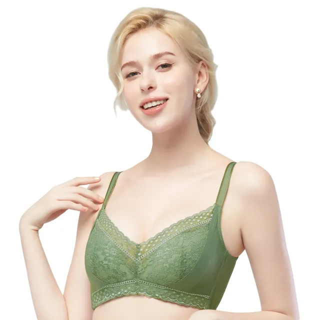 【Swear 思薇爾】3件組冰絲美波系列B-E罩無鋼圈蕾絲包覆女內衣(3色各1)