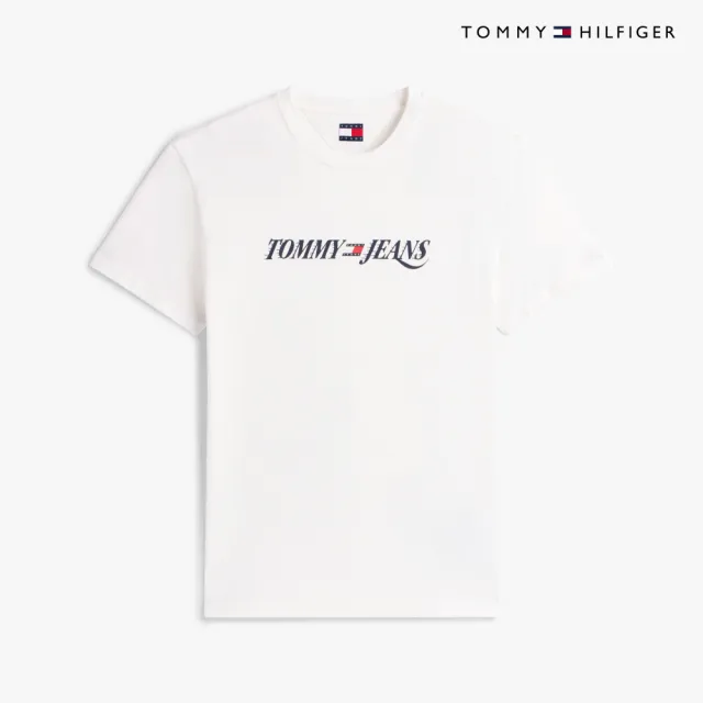 【TOMMY HILFIGER】官方旗艦館復古風標誌短袖 T 恤_裸色