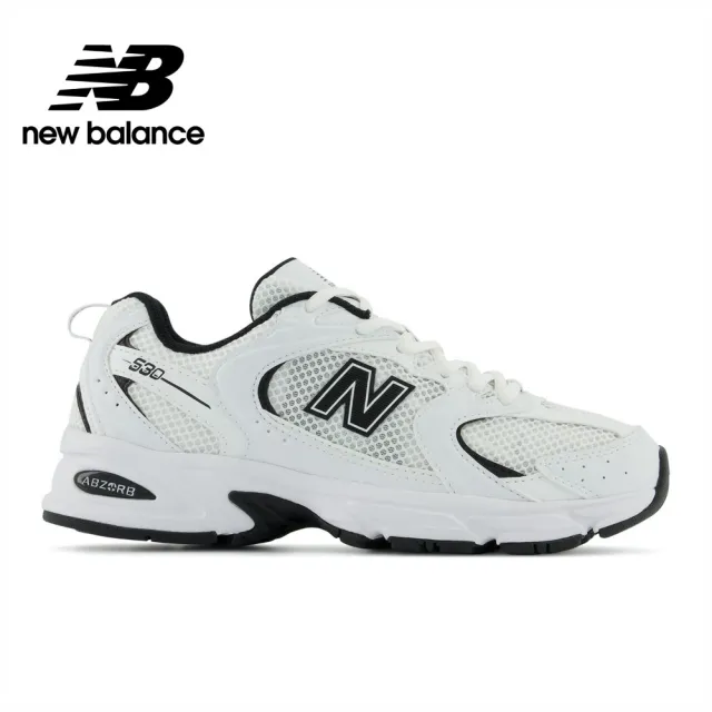 【NEW BALANCE】NB 530 休閒鞋/運動鞋_男鞋/女鞋_MR530EWB-D_中性_白黑色