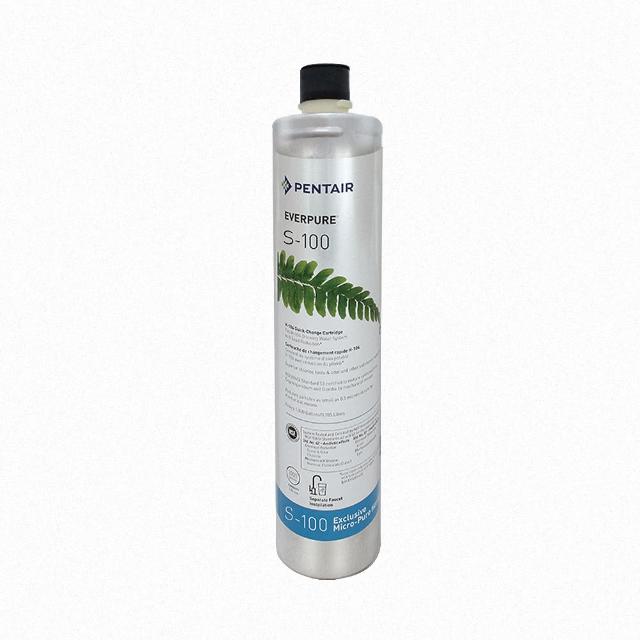 Everpure愛惠浦 S-100 是一款高品質的廚下式淨水器濾芯，採用活性碳材質，有效過濾水中的異味、氯氣及雜質，提供更健康安全的飲用水。擁有180天保固，適閤家庭及商用場所使用，安裝簡易，維護方便。