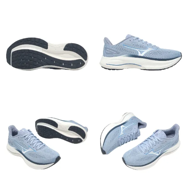 MIZUNO 美津濃】慢跑鞋Wave Inspire 22 男鞋藍白支撐運動鞋J1GC2644-04