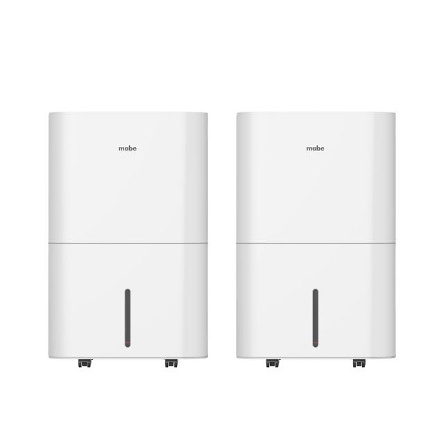 【GE 奇異】mabe美寶 季節限定組32L泵浦側吹式強力高效除濕機兩件組(MPER70LW)