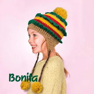 【Bonita 葆倪】日本進口/童帽/漢堡造型毛線帽/699-4862