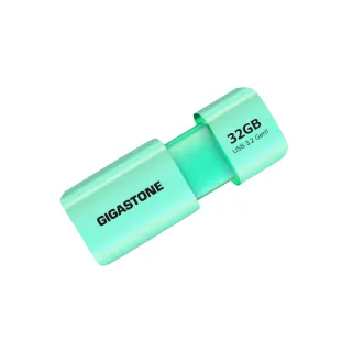 【Gigastone 立達國際】32GB USB3.1/3.2 Gen1 極簡滑蓋隨身碟 UD-3202綠(32G USB3.2高速隨身碟)