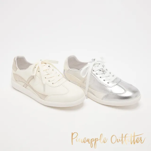 【Pineapple Outfitter】精心拼接流線休閒鞋KATELL(白色)