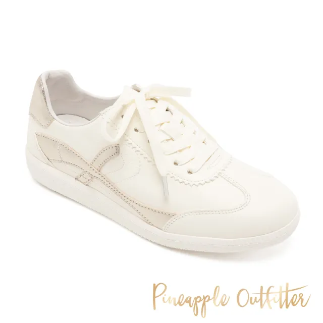 【Pineapple Outfitter】精心拼接流線休閒鞋KATELL(白色)