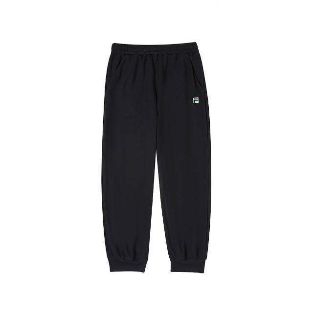 【FILA】KIDS 童針織長褲-黑色 1PNA-4425-BK