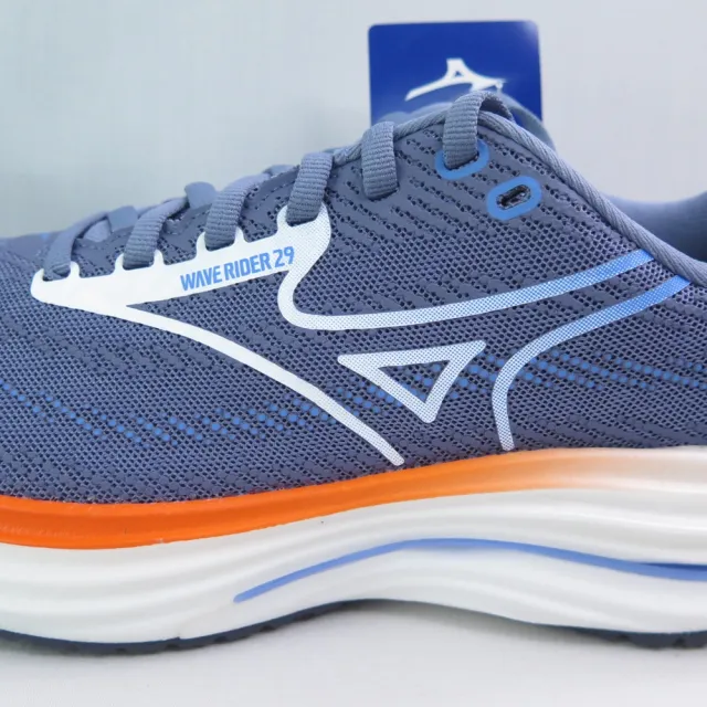 MIZUNO 美津濃】WAVE RIDER 29 男慢跑鞋(J1GC250354 青灰) - momo購物