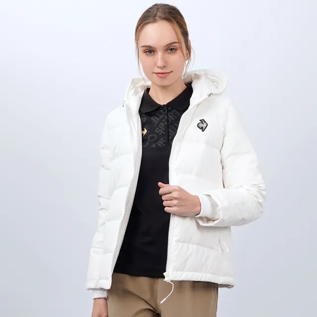 【LE COQ SPORTIF 公雞】防潑水潮流生活羽絨外套 男女款-2色-LOS61891_LOS62891
