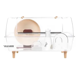 【Petvibe】60cm壓克力鼠籠5件套 跑輪22cm(鼠籠套組/倉鼠新手飼養/倉鼠籠/黃金鼠籠/壓克力籠/倉鼠整理箱)