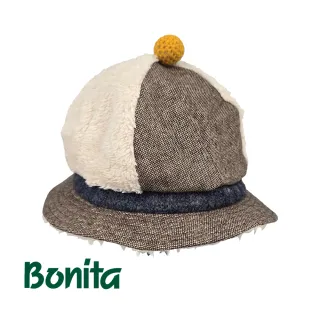 【Bonita 葆倪】日本進口/童帽/絨毛拼接趣味造型童帽/699-4856
