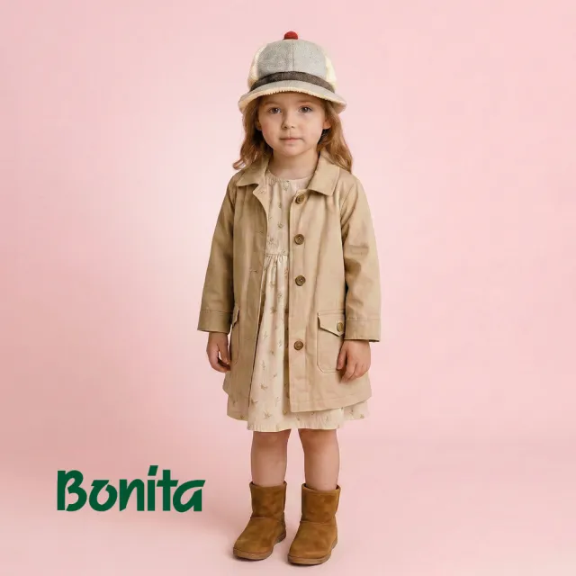 【Bonita 葆倪】日本進口/童帽/絨毛拼接趣味造型童帽/699-4856