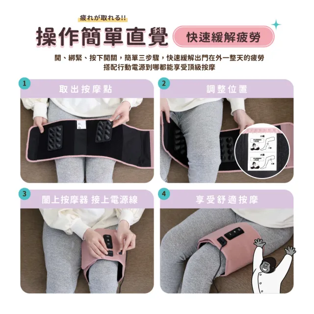 【DOSHISHA】猩猩之握大腿兩用按摩器(大腿/小腿)