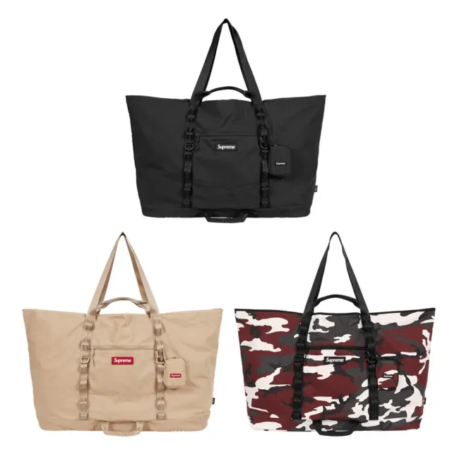 【SUPREME】雙11 26SS X-Large 托特包 黑/紅迷彩/卡其 SS26B3