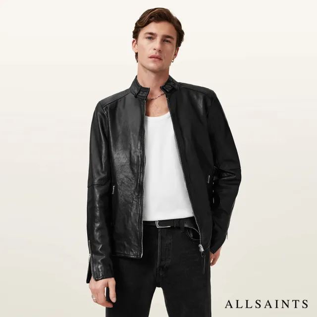 【ALLSAINTS】CORA 經典簡約純羊皮皮衣外套 M064LB (常規版型)