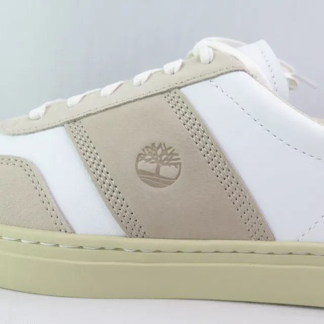 【Timberland】Lisbon Street 男款 休閒鞋(A43GGAFX 白x米紅)
