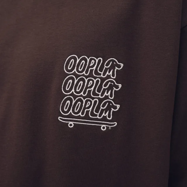 【plain-me】OOPLM 上衣 短袖TEE 男上衣 女上衣 臘腸狗狗滑板_OPM0131-261