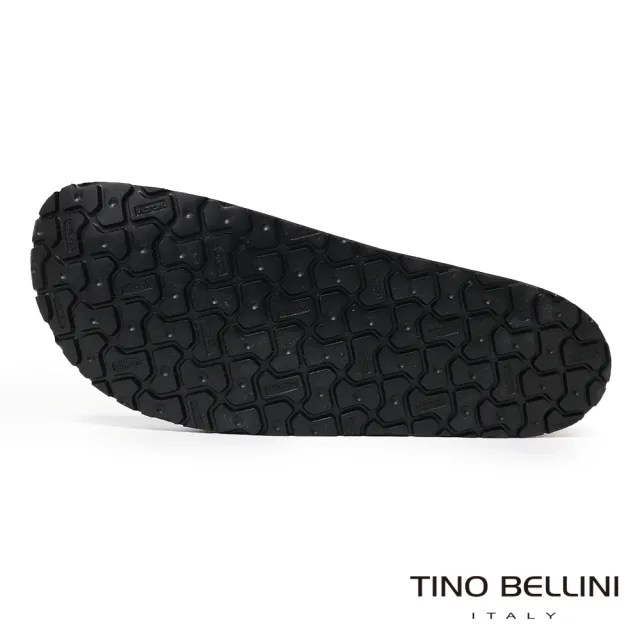 【TINO BELLINI 貝里尼】真皮紳士後空軟木軟底鞋  (BIONATURA 腳床舒適鞋 男鞋 拖鞋 涼鞋HM0B006-6)