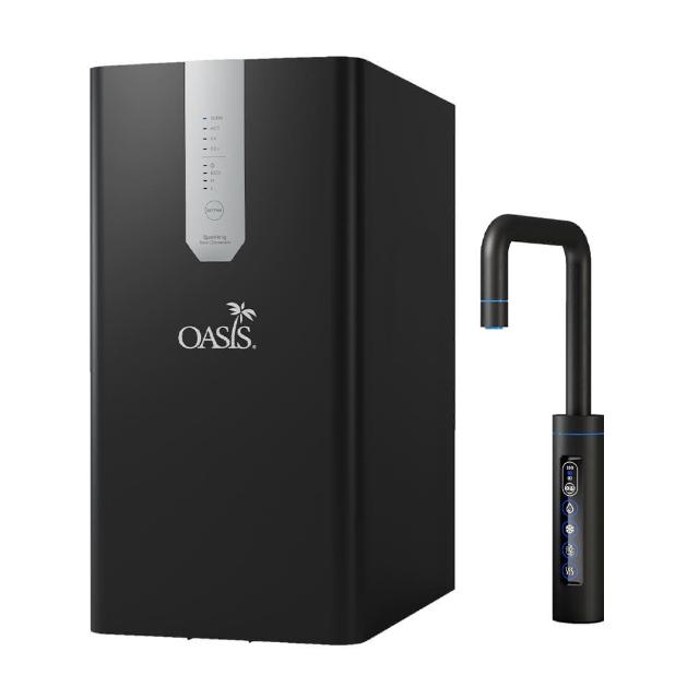 【OASIS】櫥下極奢氣泡三溫飲水機(配置600G大流量RO淨水器/氣泡水/冰溫熱/免費基本安裝)