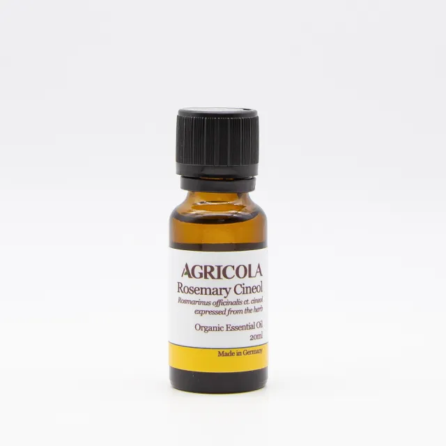 【Agricola 植物者】桉油醇迷迭香精油 20ml/歐盟有機認證(淨化空氣/居家消毒防禦大作戰)