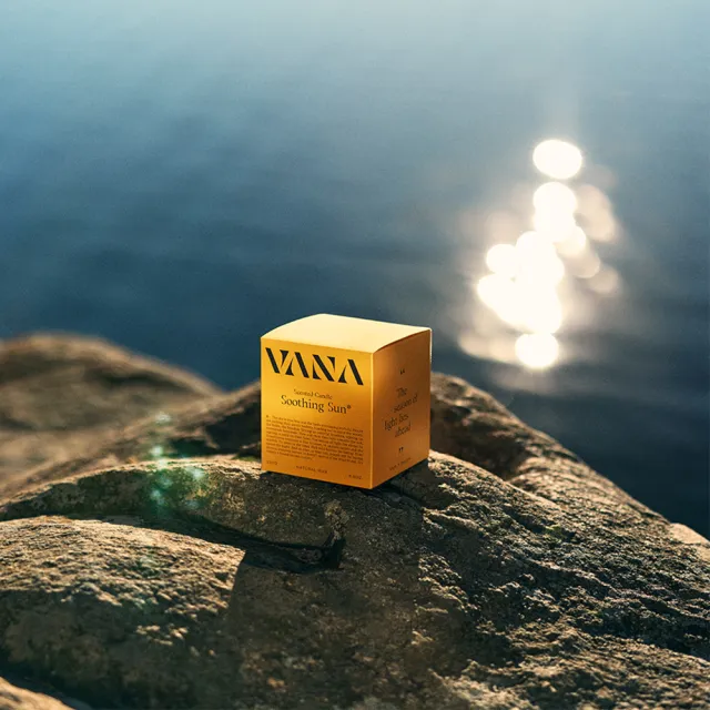 【VANA】光之季節香氛蠟燭65G-清爽檸檬調 |天然植物蠟|純素安心使用|療癒居家香氛|室內香氛|送禮推薦