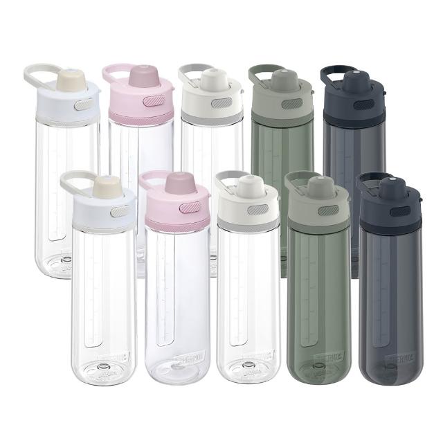 【THERMOS 膳魔師】買1送1_美國製彈蓋輕水瓶710ml 共2入(TP4329)