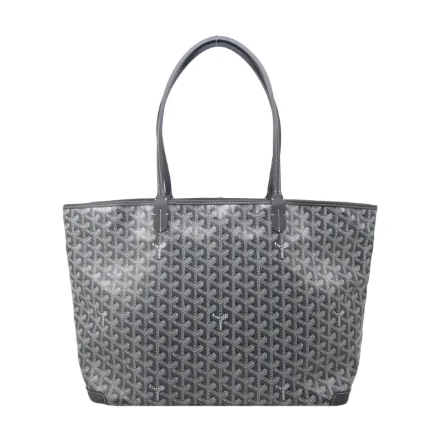 【GOYARD 高雅德】ARTOIS 塗料帆布拉鍊托特包-大/灰