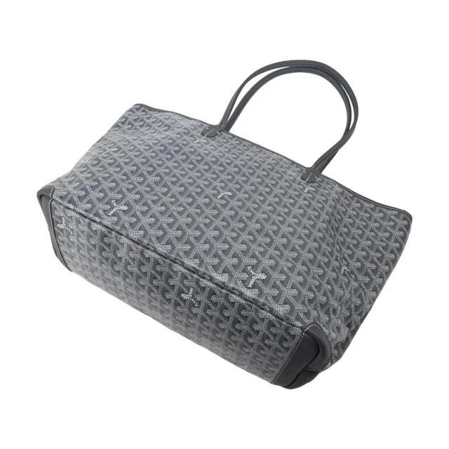 【GOYARD 高雅德】ARTOIS 塗料帆布拉鍊托特包-大/灰