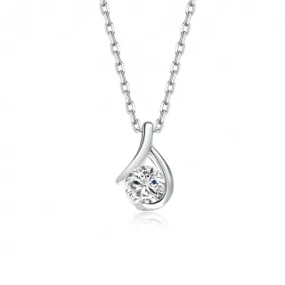 【蘇菲亞珠寶】GIA 30分 F/SI2 PT950鉑金 雋永 鑽石項墜