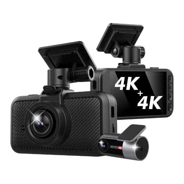 【大邁】K95 4K+4K HDR 區間測速+科技執法預警 藍芽速連 5G-WiFi AI行車記錄器(贈128G記憶卡)
