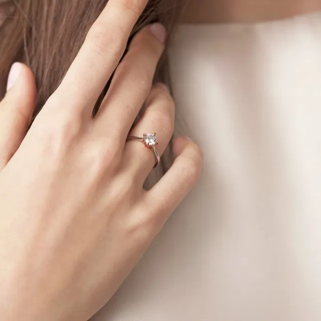 【PROMESSA】GIA 30分 18K金 同心系列 鑽石戒指 / 求婚戒