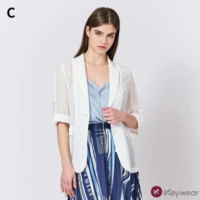 【KeyWear 奇威名品】職裝系列西裝外套(多款任選)