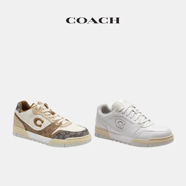 【COACH】蔻馳官方直營 SOHO男士混合經典Logo運動鞋 休閒鞋 布鞋-多色任選(CCN55/CCN57)
