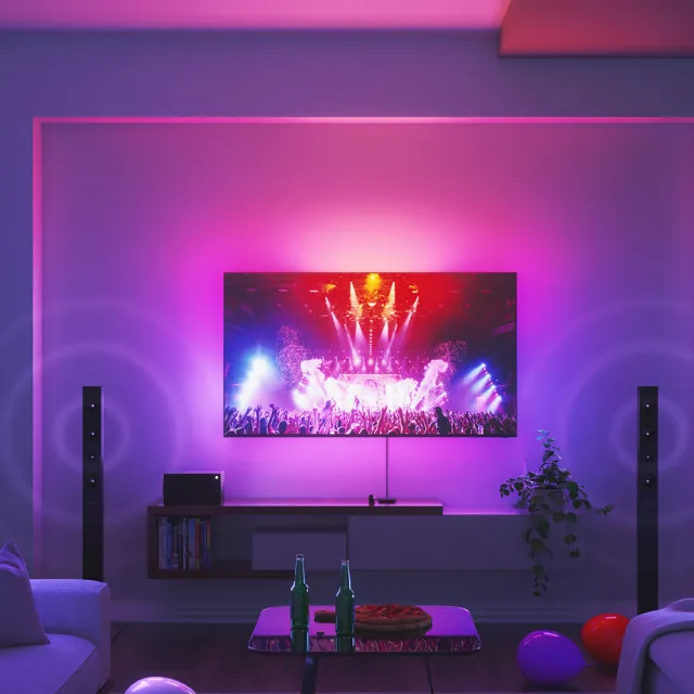 【nanoleaf】4D 電視螢幕同步氛圍燈組 4.3M(RGB LED 65吋 音樂 氣氛燈 LED燈 螢幕 電視 燈帶 燈條 壁燈)