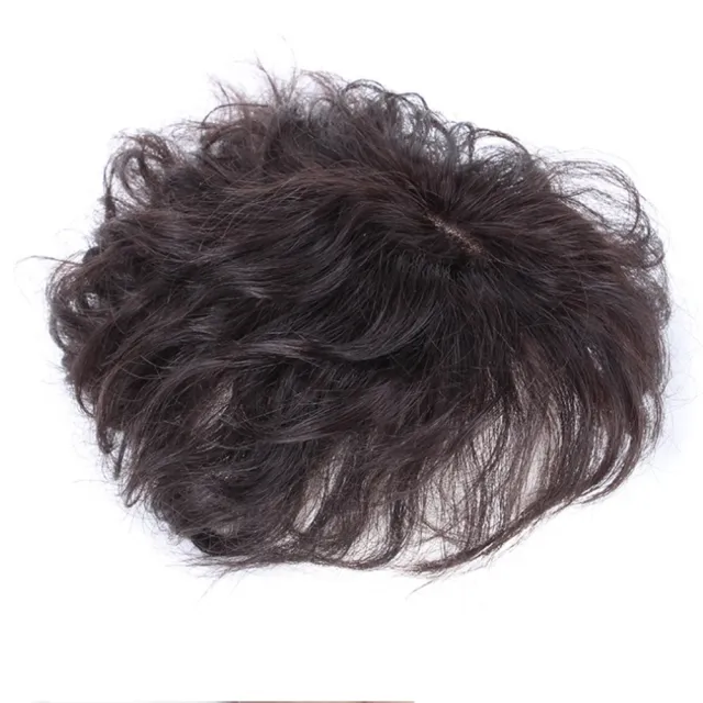 【巴黎精品】雙11現貨限搶 女真髮髮片短假髮透氣假髮片輕量隱形增髮量假髮接髮(手工燙波浪捲5色a1cq5)