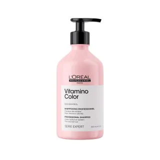 【L’OREAL 巴黎萊雅PRO】絲漾博飽和護色洗髮精500ml(護色首選/染髮必備/護髮/持久)