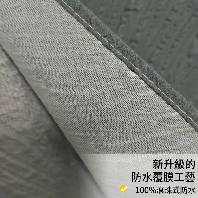 【The rare】防霉防水加厚壓泡浴簾 180x200cm(浴室隔簾/免打孔/乾濕分離/純白北歐風)