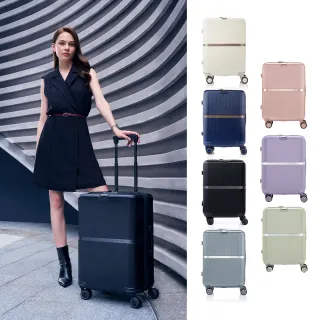 【Samsonite 新秀麗】28吋 MINTER 可擴充大容量防盜拉鍊輕量PC前掛釦避震輪行李箱/旅行箱(多色可選)