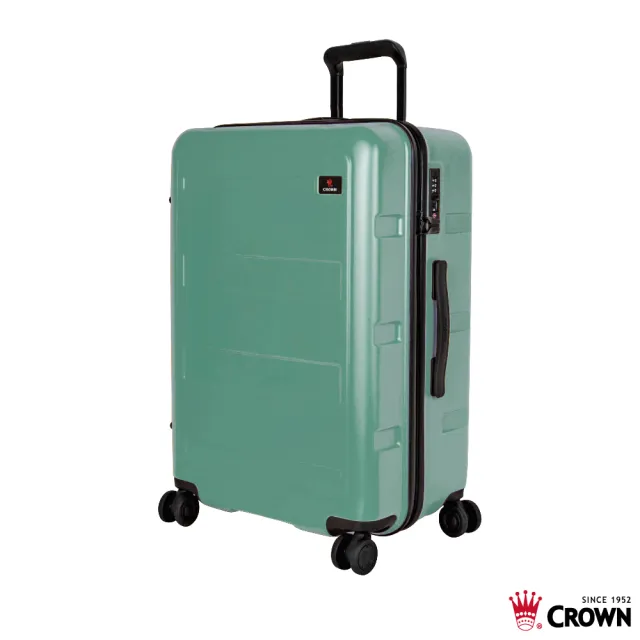 【CROWN 皇冠】29吋 拉鍊拉桿箱 行李箱 旅行箱(霧面/超輕量)