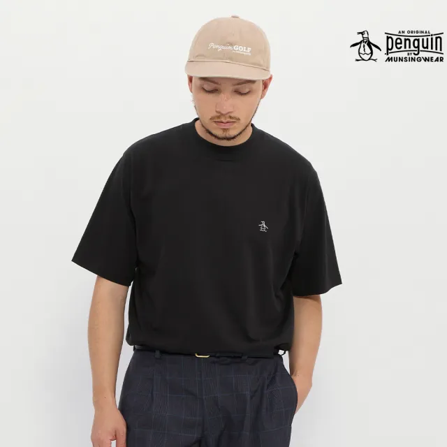 【Munsingwear】企鵝牌 男款黑色 企鵝140週年紀念短袖T恤 MGXP2505