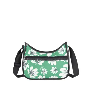 【Lesportsac】輕量材質 經典斜背包 (7520 翠綠花園)