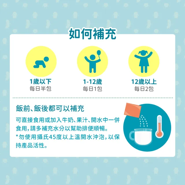 【小兒利撒爾】機能活菌12 30包5盒(共150包 兒童益生菌、12種菌株、專利包埋技術、多元菌種、適乳糖不耐)